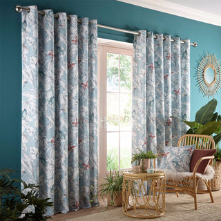 Flutur Curtains Aqua