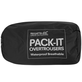 Men's Pack-It Waterproof Overtrousers Black